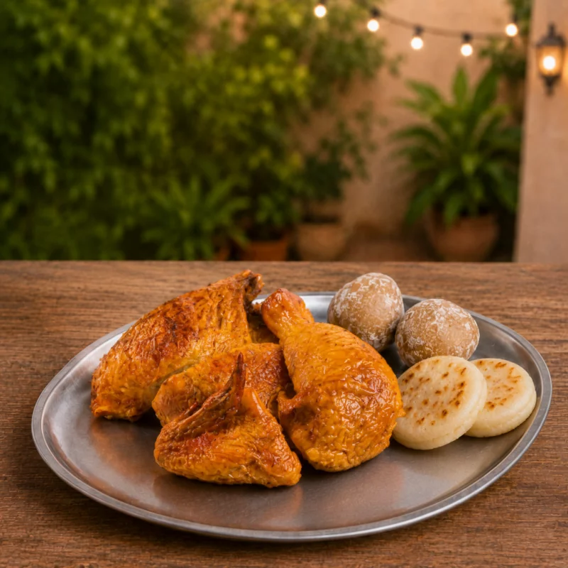 Medio Pollo Asado