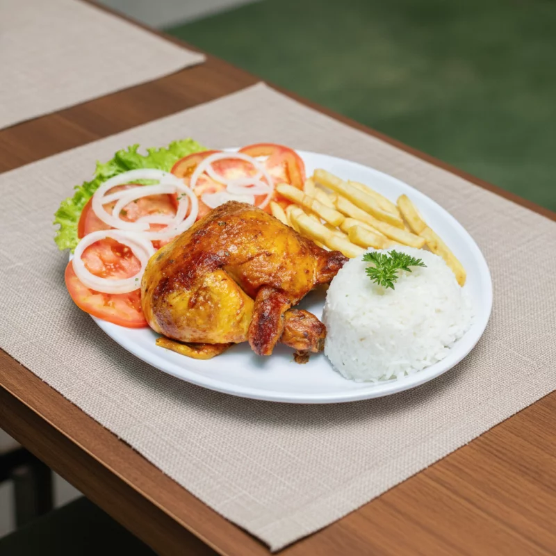 Bandeja con Pollo